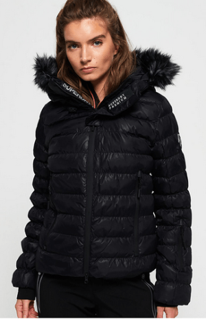 Superdry - Теплая женская куртка Stealth Ski Down Bomber