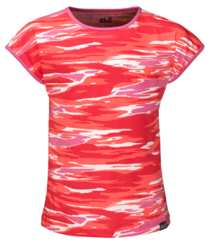 Jack Wolfskin — Футболка легкая для девочки COASTAL WAVE T GIRLS