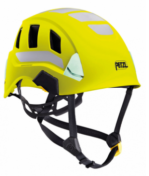 Прочная каска Petzl для альпинизма Strato Vent Hi-Viz