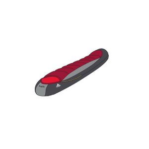 Vaude - Ультралегкий однослойный спальник Arctic Ultralight 235 (комфорт +7)