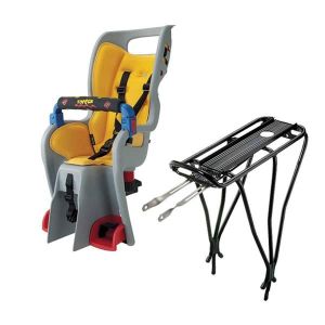 Topeak - Детское велосипедное кресло с багажником под колесо 26" V-brake BabySeat II