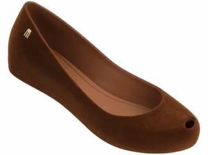Бархатистые балетки для девочки Melissa Ultragirl Maxi Flocado Inf