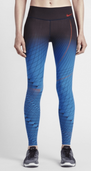 Тайтсы беговые Nike W NK Pwr Lgndry Tght Eng Olymp