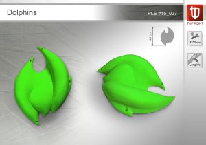 Накладной рельеф для скалолазания Top Point Dolphins