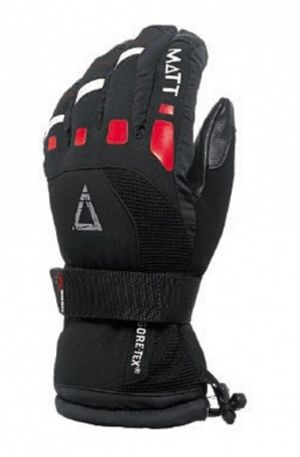 Matt - Перчатки непромокаемые детские Mack Jor Goretex Gloves Neg/Rojo