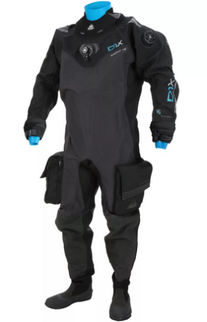 Высокотехнологичный сухой гидрокостюм мужской Waterproof D1X Hybrid