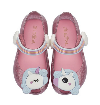 Туфли для девочки с единорогами Melissa Ultragirl Unicorn Bb