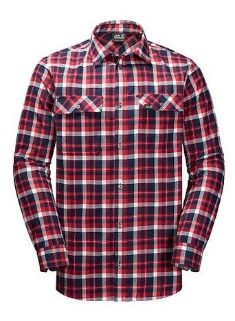 Jack Wolfskin - Рубашка зимняя мужская Bow Valley Shirt