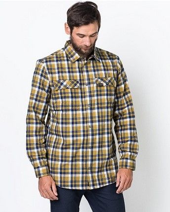 Jack Wolfskin - Рубашка зимняя мужская Bow Valley Shirt