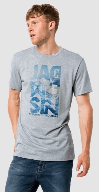 Спортивная футболка для мужчин Jack Wolfskin Atlantic Ocean T M