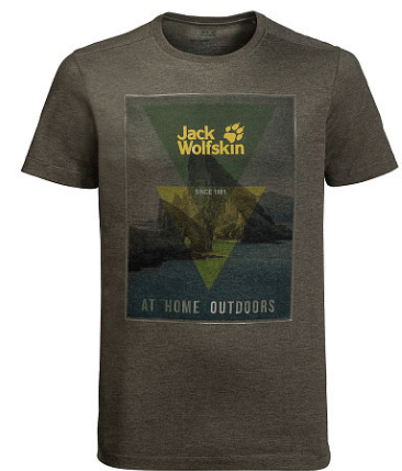 Jack Wolfskin — Мужская футболка Mountain T