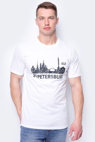 Фирменная футболка Jack Wolfskin St Petersburg T Men
