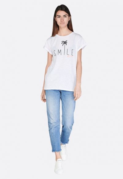 Женская футболка Lotto Tee Smile W Pl 