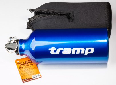 Tramp - Бутылка алюминиевая в чехле 0.6