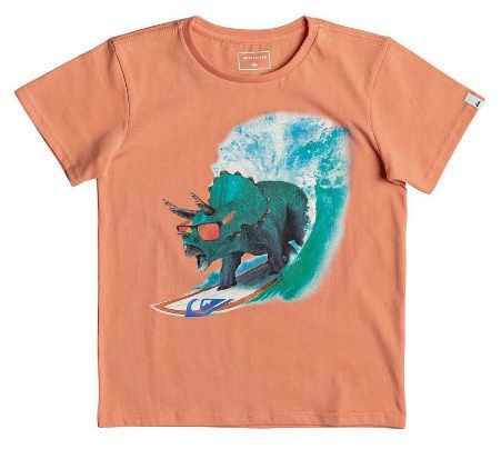 Quiksilver - Хлопковая футболка с динозавром 5182
