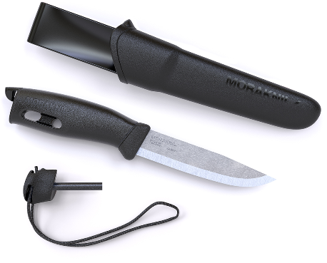 Morakniv - Нож с огнивом Companion Spark Black