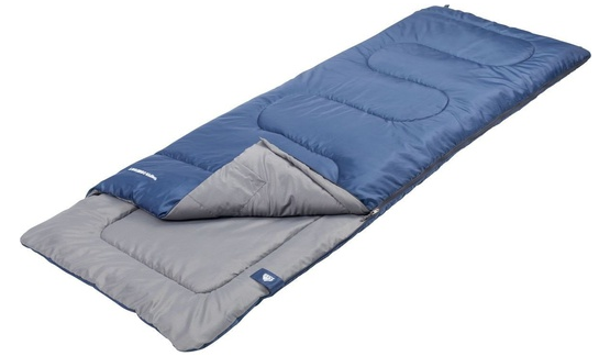 Легкий спальник с левой молнией Trek Planet Camper Comfort (Комфорт +11)