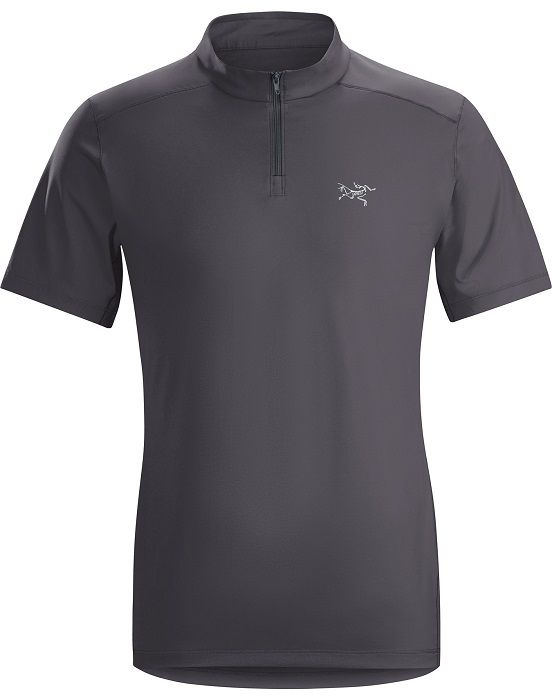 Arcteryx - Эластичная футболка Phasic Evolution Zip Neck SS