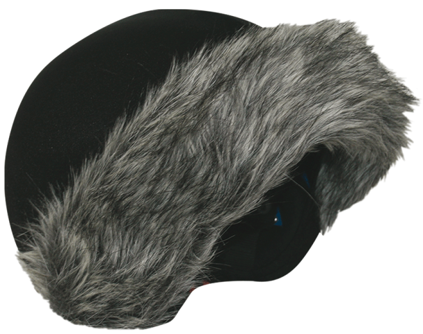 Аксессуар на шлем с мехом Coolcasc E002 Grey Fur