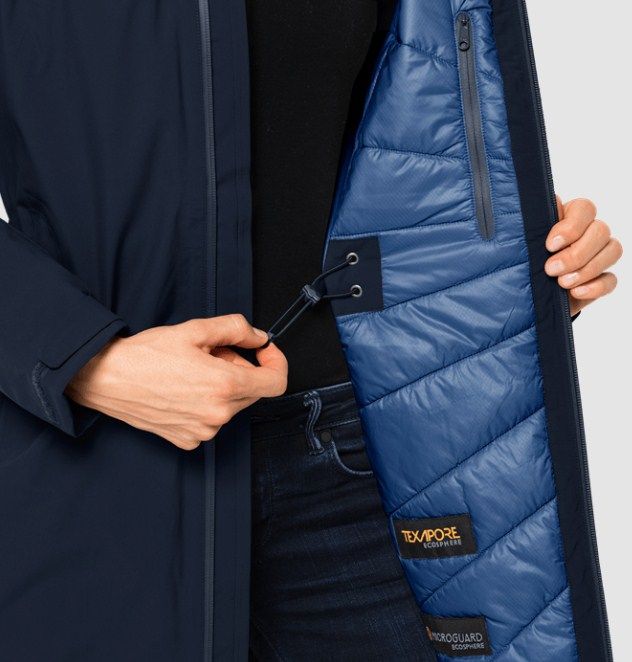 Jack Wolfskin - Мембранное пальто для женщин Astana Coat W