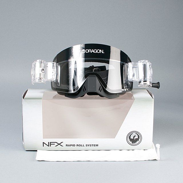 Dragon Alliance - Мотомаска NFX (оправа Coal, линза Clear Rapid Roll Kit)