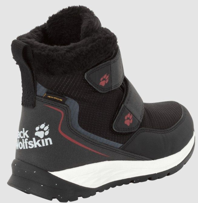 Теплые детские ботинки для зимы Jack Wolfskin Polar Wolf Texapore Mid VC K