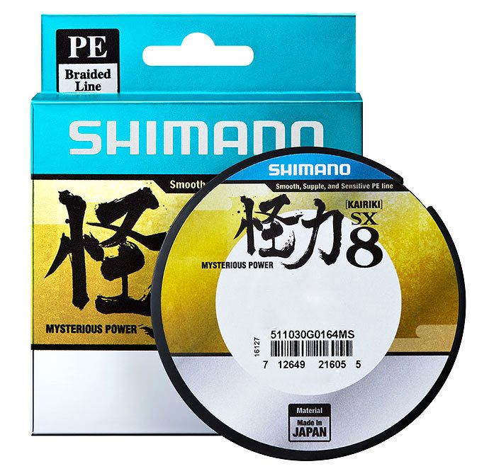 Shimano - Леска плетёная чувствительная Kairiki PE 150 м