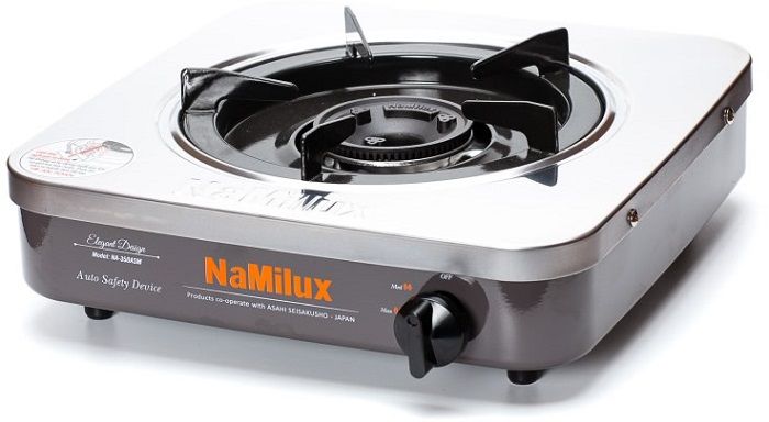 Одноконфорочная газовая плита с газ-контролем NaMilux NA-350ASM