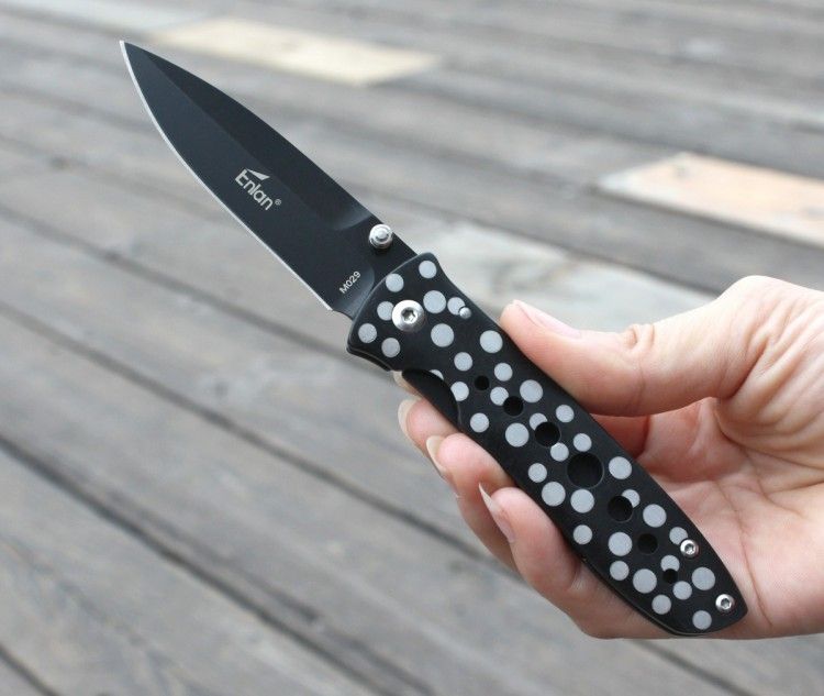 Enlan - Нож с нестандарныйм дизайном складной M029