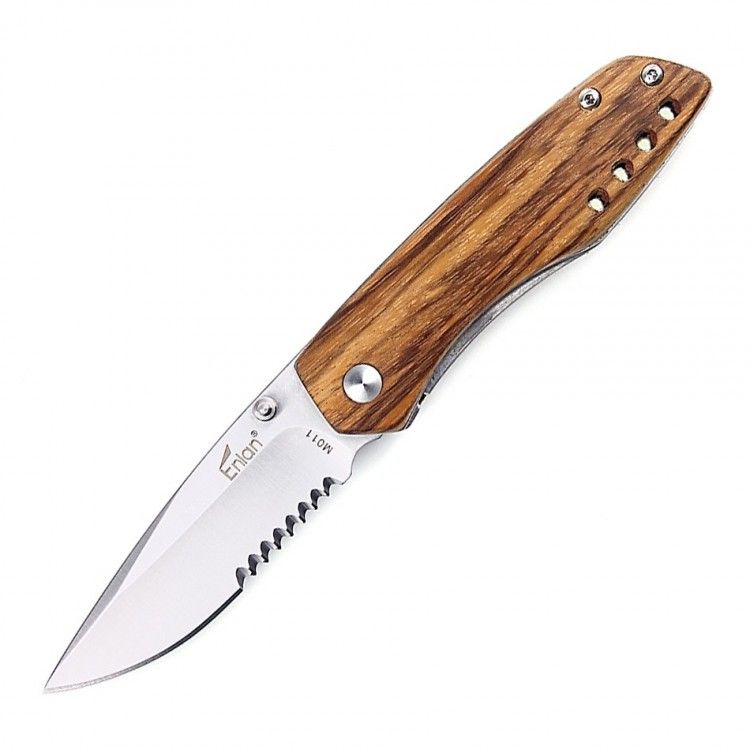 Enlan - Нож со стильной деревянной рукоятью M011B