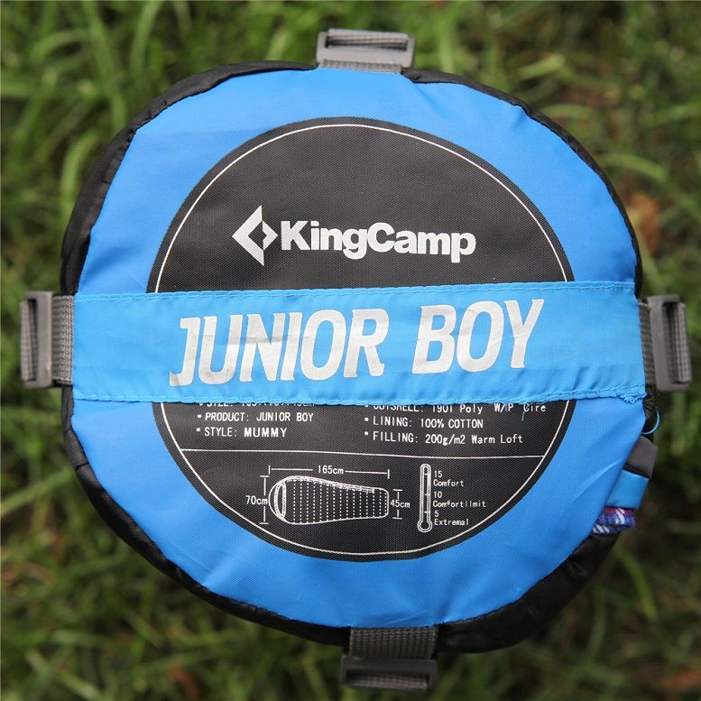KingCamp - Детский летний спальник Junior Boy +5С (комфорт +15С)