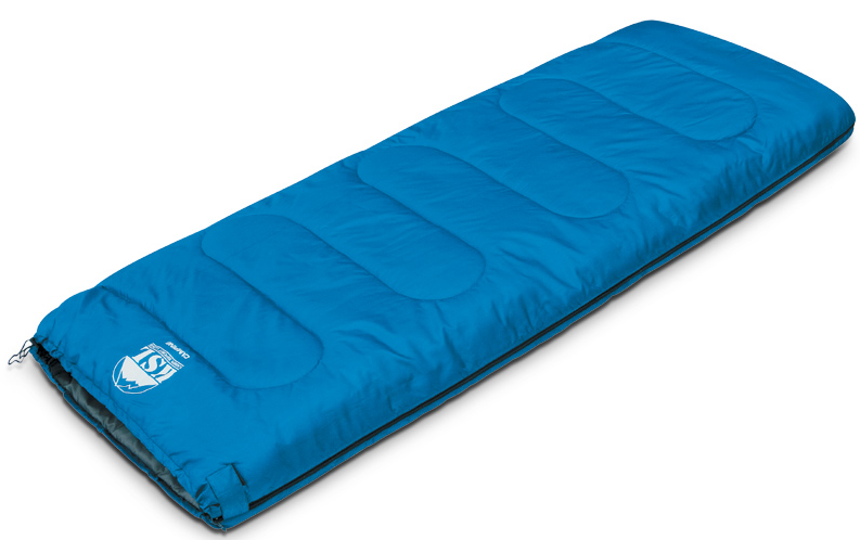 Кемпинговый спальный мешок-одеяло с правой молнией Alexika Camping (комфорт +10)